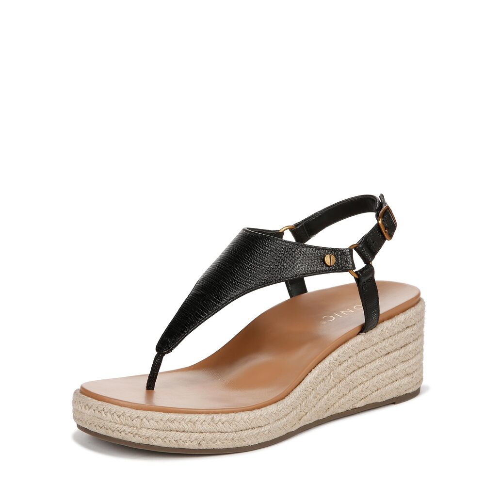 Vionic KIRRA0019M Kirra Black Leather 9 M